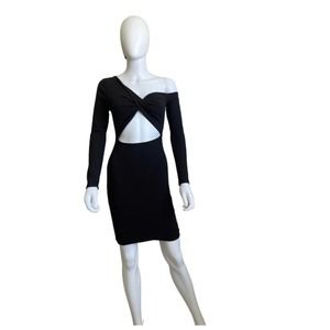 FORE Cut Out Off the Shoulder Midi Dress